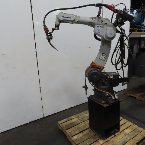 Panasonic YA-1 YA-1QAR81U06 6-Axis Welding Robot W/Base, Feeder&Gun YT-CAT353T1W