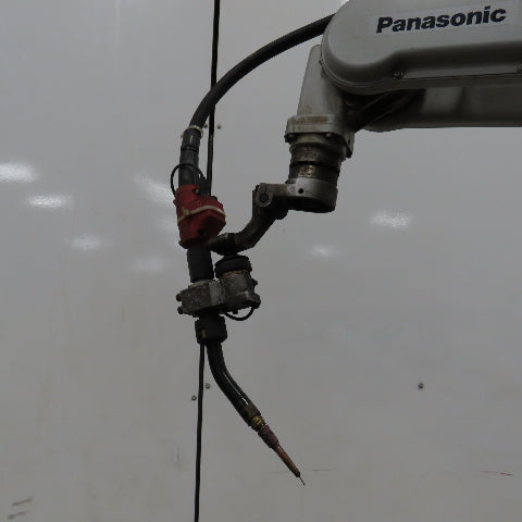 Panasonic YA-1 YA-1QAR81U06 6-Axis Welding Robot W/Base, Feeder&Gun YT-CAT353T1W