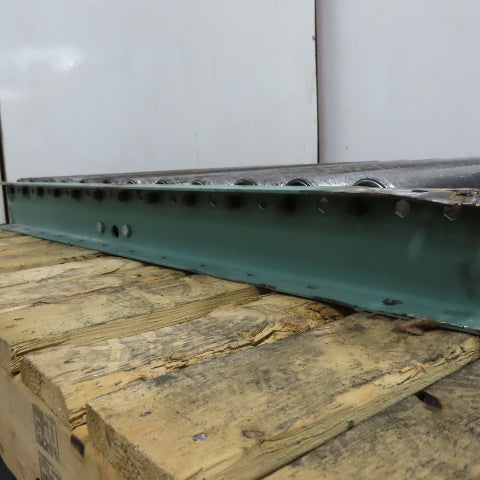 Roach 30" x 39" Long Steel Roller Gravity Conveyor 1.9" OD 27" BF 3" Centers