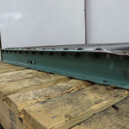 Roach 30" x 39" Long Steel Roller Gravity Conveyor 1.9" OD 27" BF 3" Centers