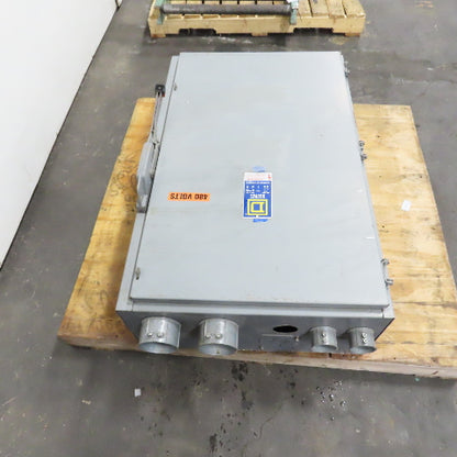 Square D H366N 600A Fusible Safety Disconnect Switch 600VAC 3-Pole W/FLSR 400ID