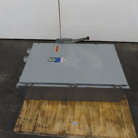 Square D H366N 600A Fusible Safety Disconnect Switch 600VAC 3-Pole W/FLSR 400ID