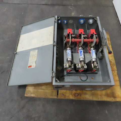 Square D H366N 600A Fusible Safety Disconnect Switch 600VAC 3-Pole W/FLSR 400ID