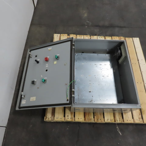 Saginaw SCE-30EL2410LP 30" x 24" x 10" Electrical Enclosure W/ Backplate & Fan