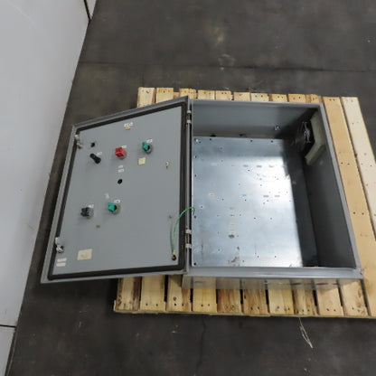 Saginaw SCE-30EL2410LP 30" x 24" x 10" Electrical Enclosure W/ Backplate & Fan