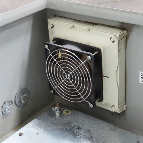 Saginaw SCE-30EL2410LP 30" x 24" x 10" Electrical Enclosure W/ Backplate & Fan