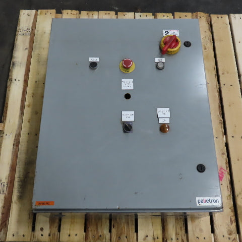 Saginaw SCE-30EL2410LP 30" x 24" x 10" Electrical Enclosure W/ Backplate & Fan