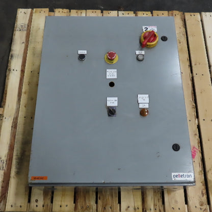 Saginaw SCE-30EL2410LP 30" x 24" x 10" Electrical Enclosure W/ Backplate & Fan