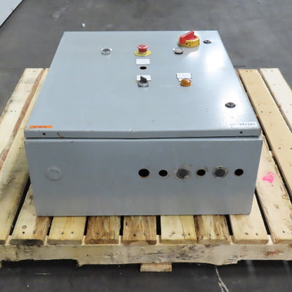 Saginaw SCE-30EL2410LP 30" x 24" x 10" Electrical Enclosure W/ Backplate & Fan