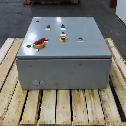 Saginaw SCE-30EL2410LP 30" x 24" x 10" Electrical Enclosure W/ Backplate & Fan