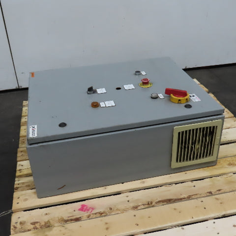 Saginaw SCE-30EL2410LP 30" x 24" x 10" Electrical Enclosure W/ Backplate & Fan