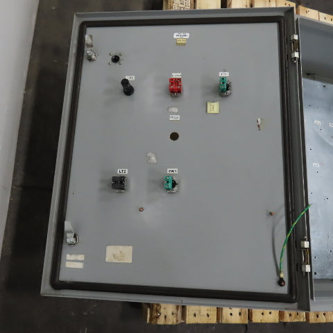Saginaw SCE-30EL2410LP 30" x 24" x 10" Electrical Enclosure W/ Backplate & Fan
