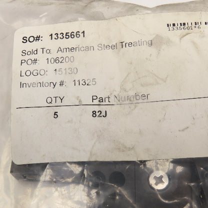 82J Standard Type J Thermocouple Probe Jack Lot Of 5