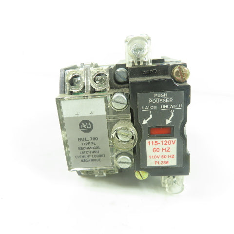 Allen Bradley 700-PLL20A1 Ser E AC Mechanical Latch Unit 110/120V 60Hz