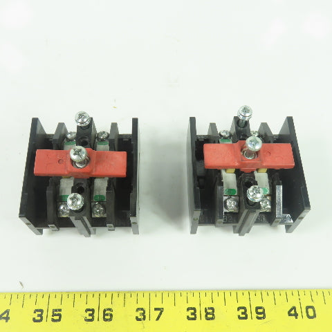 Allen Bradley 700-PB40 Ser E Second Level Adder Deck Auxiliary Contact Lot Of 2
