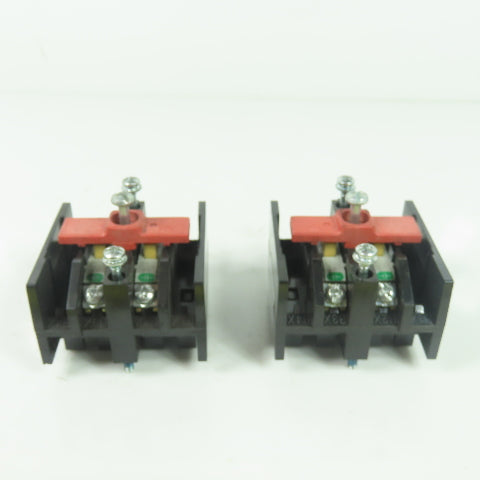 Allen Bradley 700-PB40 Ser E Second Level Adder Deck Auxiliary Contact Lot Of 2