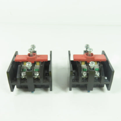 Allen Bradley 700-PB40 Ser E Second Level Adder Deck Auxiliary Contact Lot Of 2