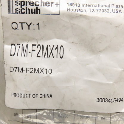 Sprecher + Schuh D7M-F2MX10 N.O. Contact Black Push Button Kit 22mm Lot Of 2