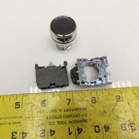 Sprecher + Schuh D7M-F2MX10 N.O. Contact Black Push Button Kit 22mm Lot Of 2