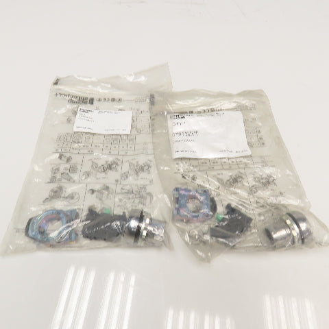 Sprecher + Schuh D7M-F2MX10 N.O. Contact Black Push Button Kit 22mm Lot Of 2