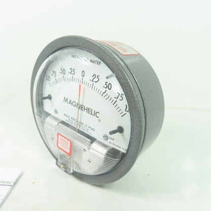 Dwyer W36AB SW 0-1.0 Inches Of Water Magnehelic Pressure Guage