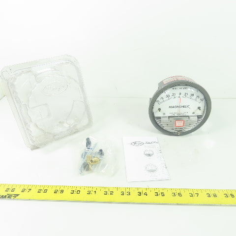 Dwyer W36AB SW 0-1.0 Inches Of Water Magnehelic Pressure Guage