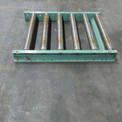 Roach 30" x 36" Heavy Steel Roller Gravity Conveyor 2.5" OD 27" BF 6" Centers