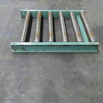 Roach 30" x 36" Heavy Steel Roller Gravity Conveyor 2.5" OD 27" BF 6" Centers