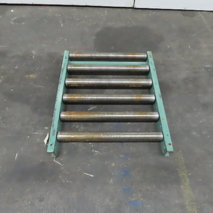 Roach 30" x 36" Heavy Steel Roller Gravity Conveyor 2.5" OD 27" BF 6" Centers