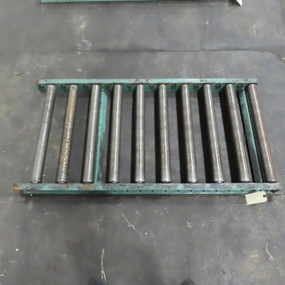Roach 30" x 60" Heavy Steel Roller Gravity Conveyor 2.5" OD 27" BF 6" Centers