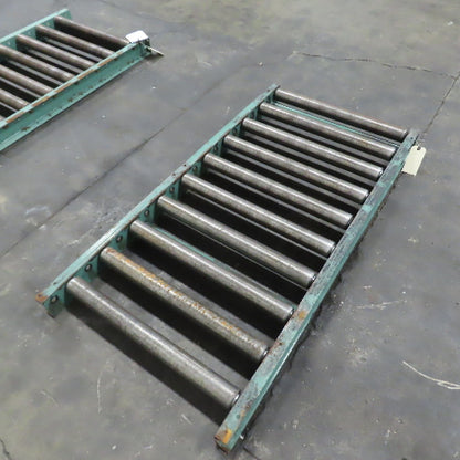 Roach 30" x 60" Heavy Steel Roller Gravity Conveyor 2.5" OD 27" BF 6" Centers