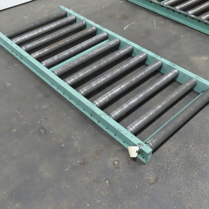 Roach 30" x 72" Heavy Steel Roller Gravity Conveyor 2.5" OD 27" BF 6" Centers