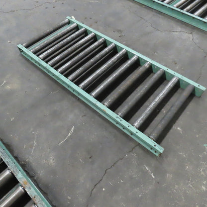 Roach 30" x 72" Heavy Steel Roller Gravity Conveyor 2.5" OD 27" BF 6" Centers