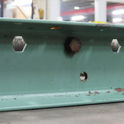 Roach 30" x 84" Heavy Steel Roller Gravity Conveyor 2.5" OD 27" BF 6" Centers