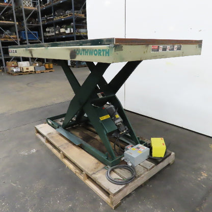 Southworth LS2-48 96" x 48" 2000LB Electric-Hydraulic Lift Table 230/460V 3PH