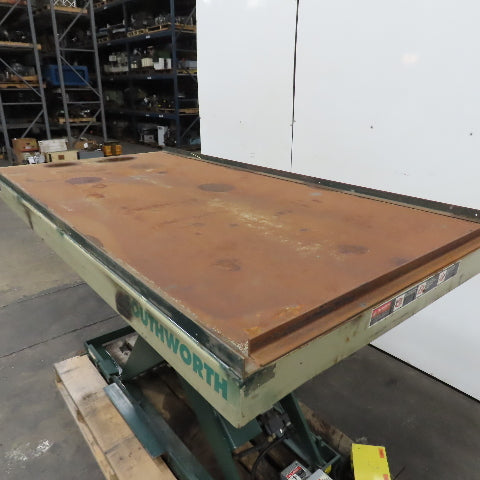 Southworth LS2-48 96" x 48" 2000LB Electric-Hydraulic Lift Table 230/460V 3PH
