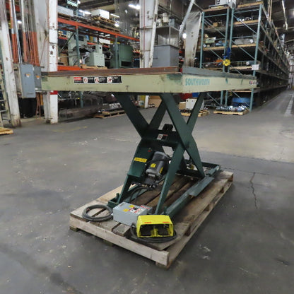 Southworth LS2-48 96" x 48" 2000LB Electric-Hydraulic Lift Table 230/460V 3PH