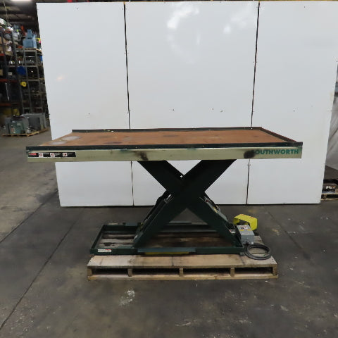 Southworth LS2-48 96" x 48" 2000LB Electric-Hydraulic Lift Table 230/460V 3PH