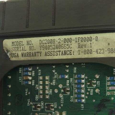 Honeywell DC200H-2-000-1F0000-0 Mini-Pro Digital Controller Rev 1