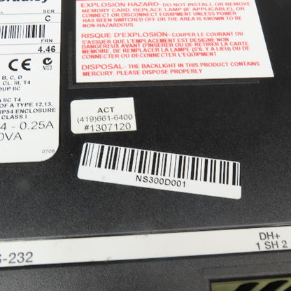 Allen Bradley 2711-T10G8X Ser C Panel View HMI Operator Terminal
