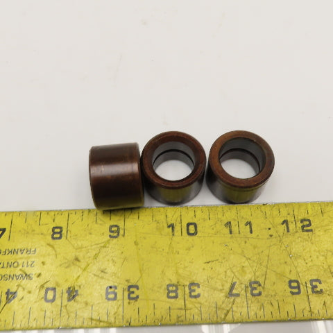 DME STB 0607 3/4" x 7/8" Bronze Plated Straight Bushing Set Of 3