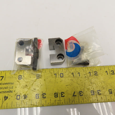 DME PLF0001 1-1/2" Straight Side Female Interlock Hardened Steel Set Of 2