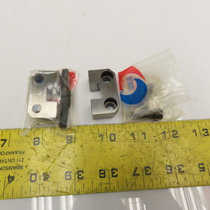 DME PLF0001 1-1/2" Straight Side Female Interlock Hardened Steel Set Of 2