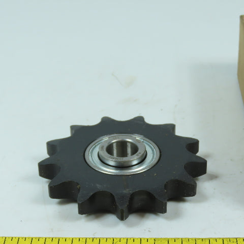 McMaster-Carr 60BB13H x .640 Ball Bearing Idler Sprocket #60-13 Teeth 5/8" Bore