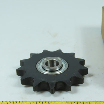McMaster-Carr 60BB13H x .640 Ball Bearing Idler Sprocket #60-13 Teeth 5/8" Bore