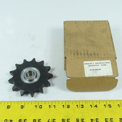 McMaster-Carr 60BB13H x .640 Ball Bearing Idler Sprocket #60-13 Teeth 5/8" Bore
