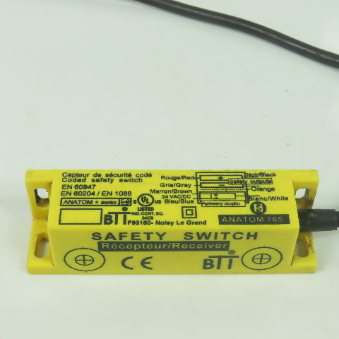 BTI ANATOM 78S Safety Switch Receiver 24VAC