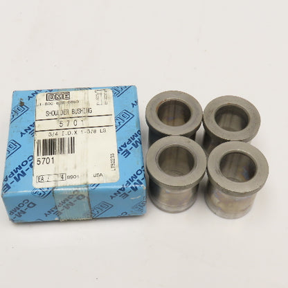 DME 5701 3/4" x 1-3/8" Shouldered Leader Pin Bushing Set Of 4