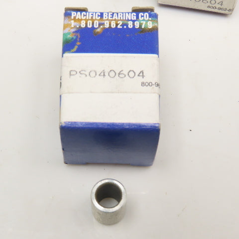 PBC Linear PS0406-04 1/4" x 1/2" Long Linear Sleeve Bearing Bushing Lot Of 3