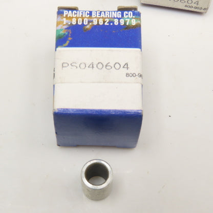 PBC Linear PS0406-04 1/4" x 1/2" Long Linear Sleeve Bearing Bushing Lot Of 3